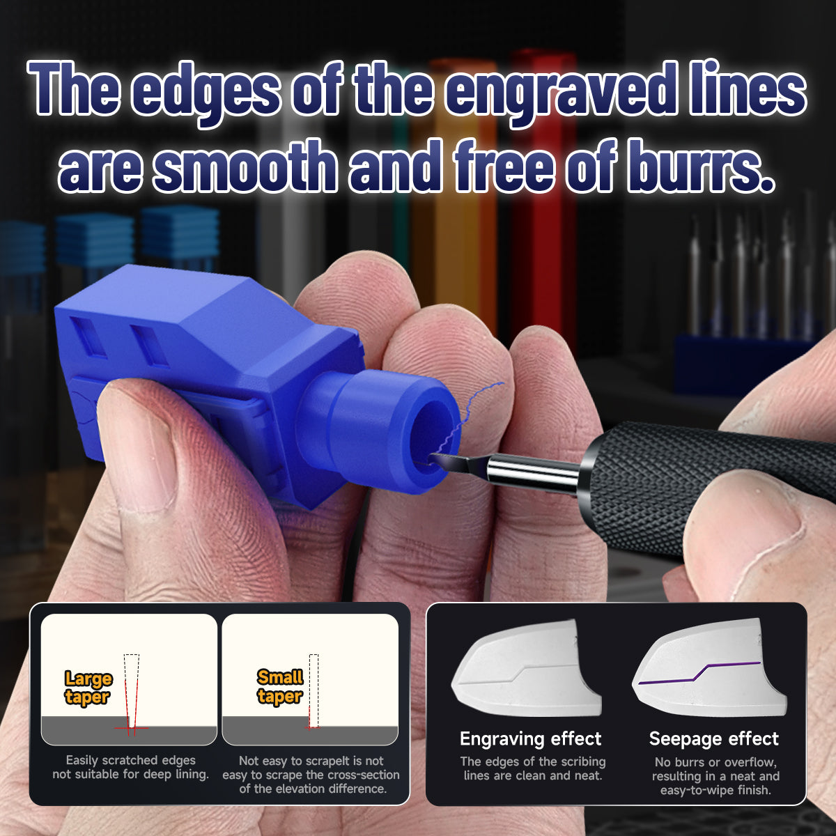 stedi Tungsten Steel Model Hook Scriber Chisel – Easy-to-Use Pull-Scribing Panel Lining Tool