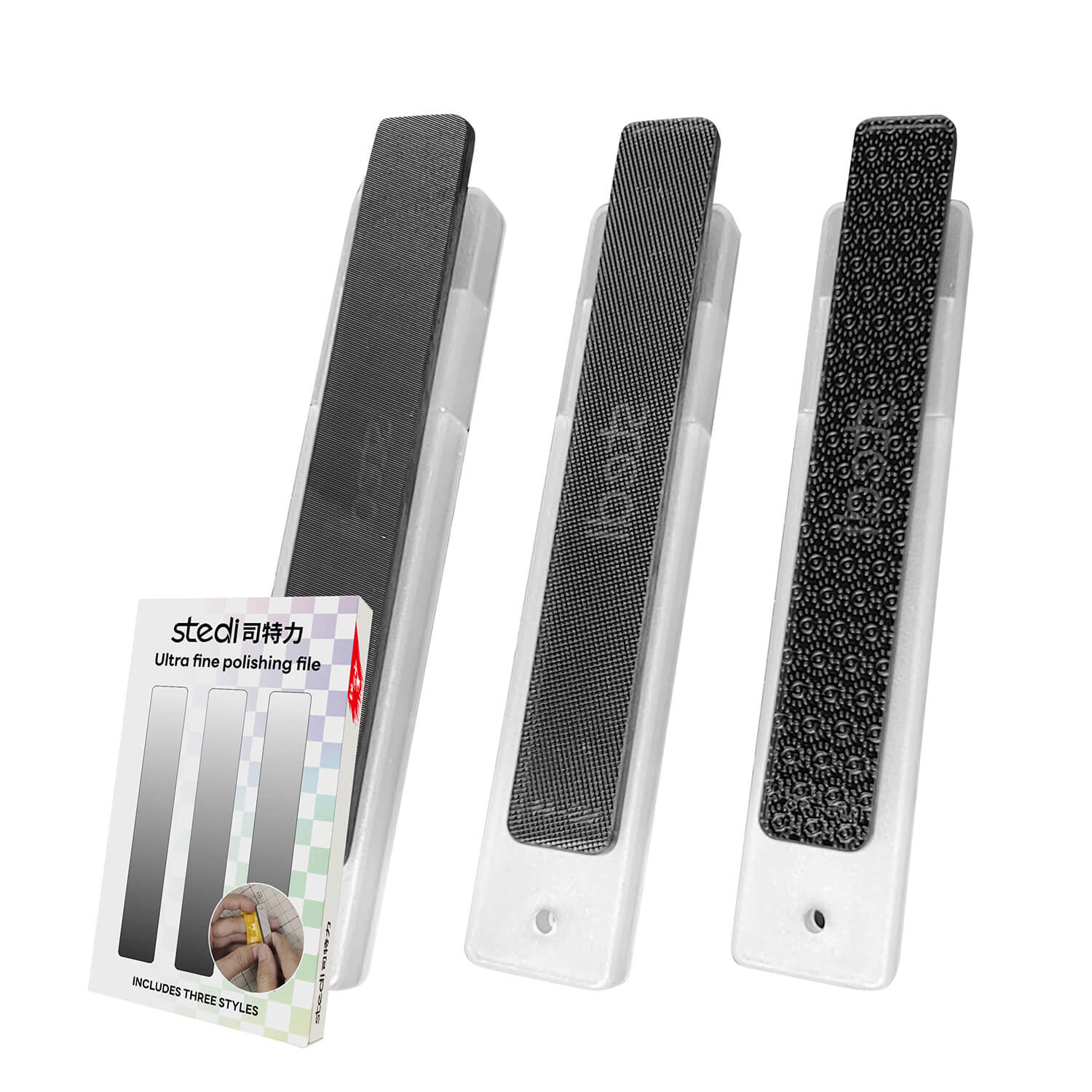 stedi Ultra Fine Glassfile Model Polishing Tool Kit,400-10000 Grit Sanding for Plastic model