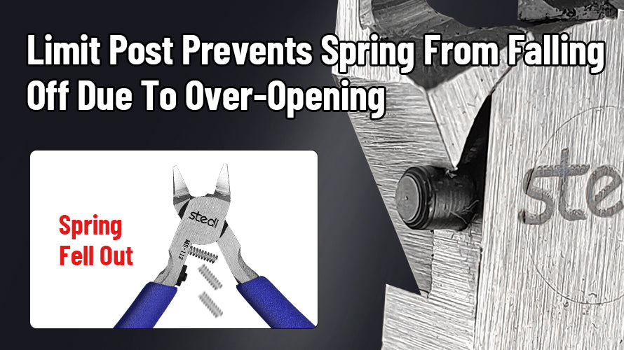 STEDI MS-112 opening limit prevents excessive opening and spring release