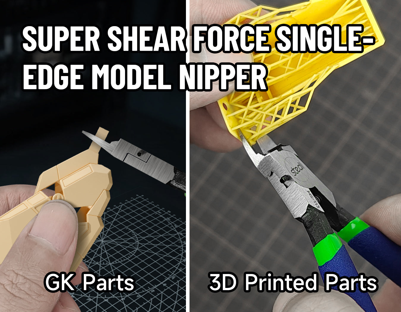 stedi MS-113 model nipper cutting GK and 3D-printed model parts