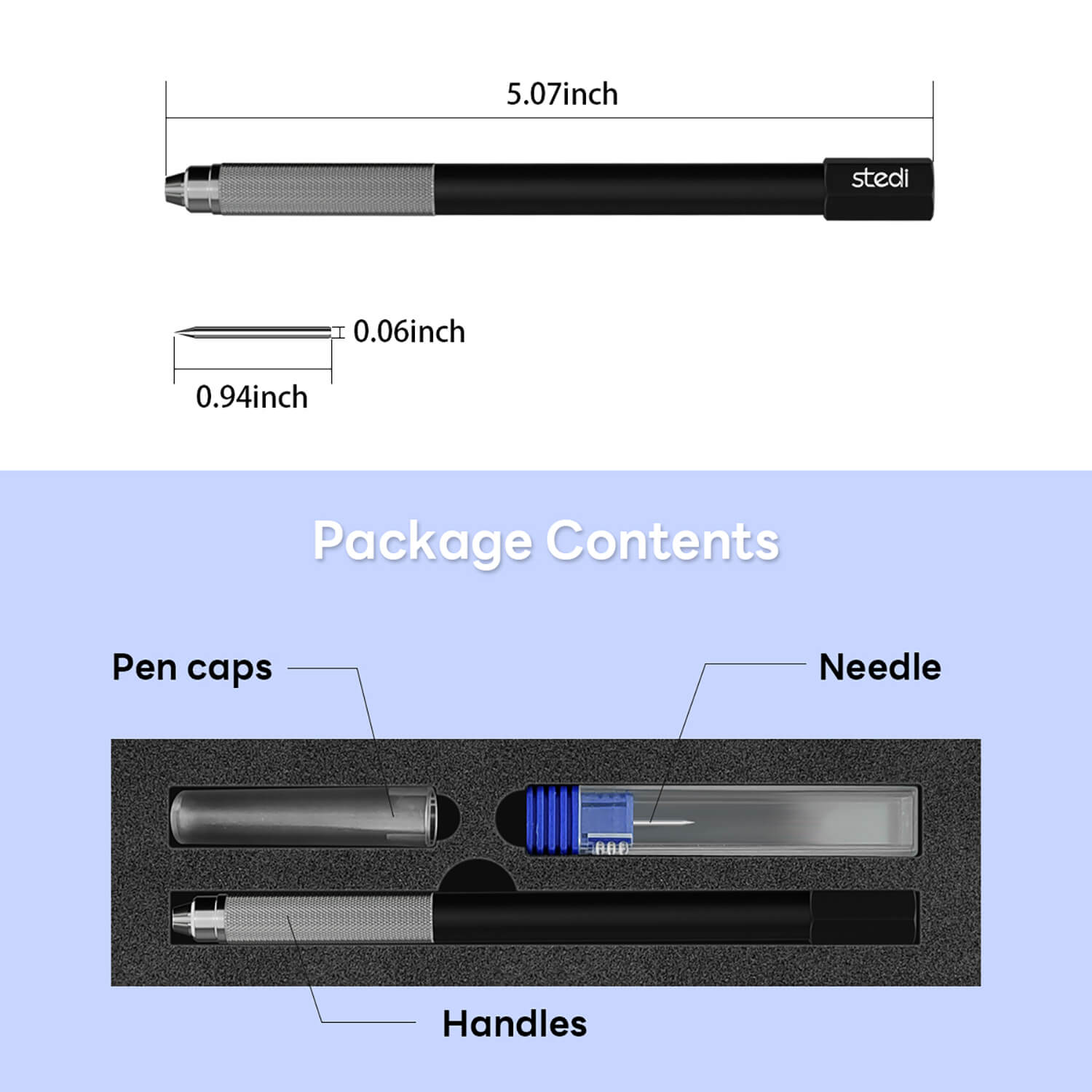 stedi Model Tungsten Steel Precision Engraving Tools MS-23 for Plastic Models and Resin Parts