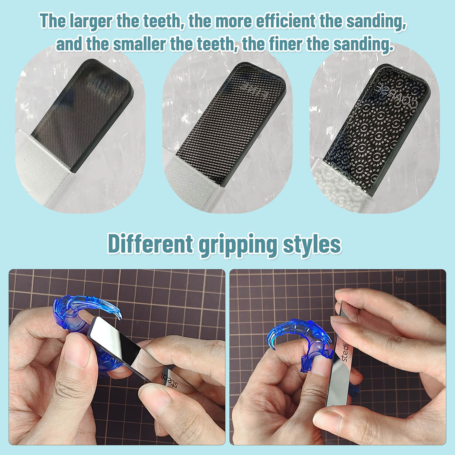 stedi Ultra Fine Glassfile Model Polishing Tool Kit,400-10000 Grit Sanding for Plastic model