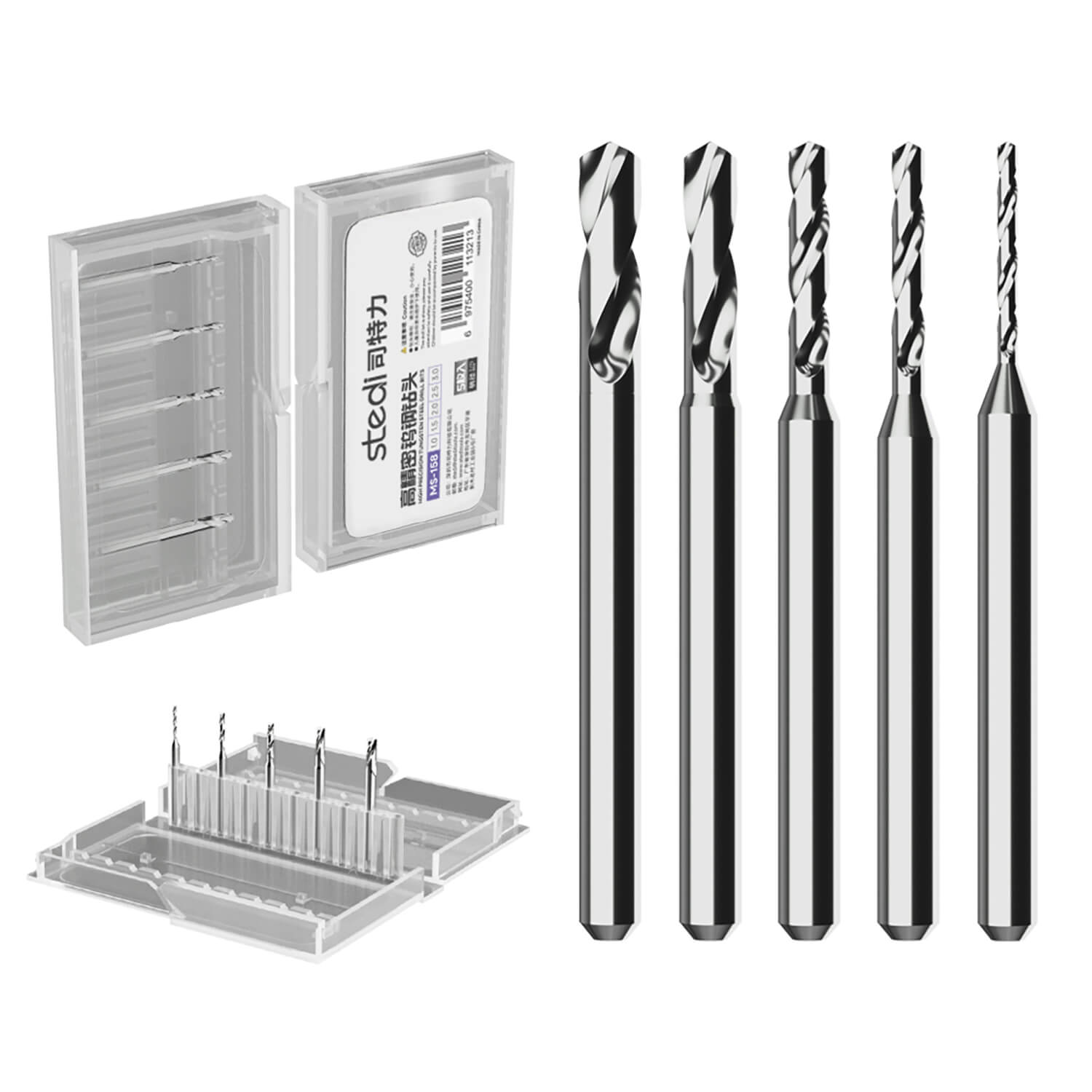 STEDI Precision Hand Drill Set with Tungsten Steel Micro Drill Bits for Model Making