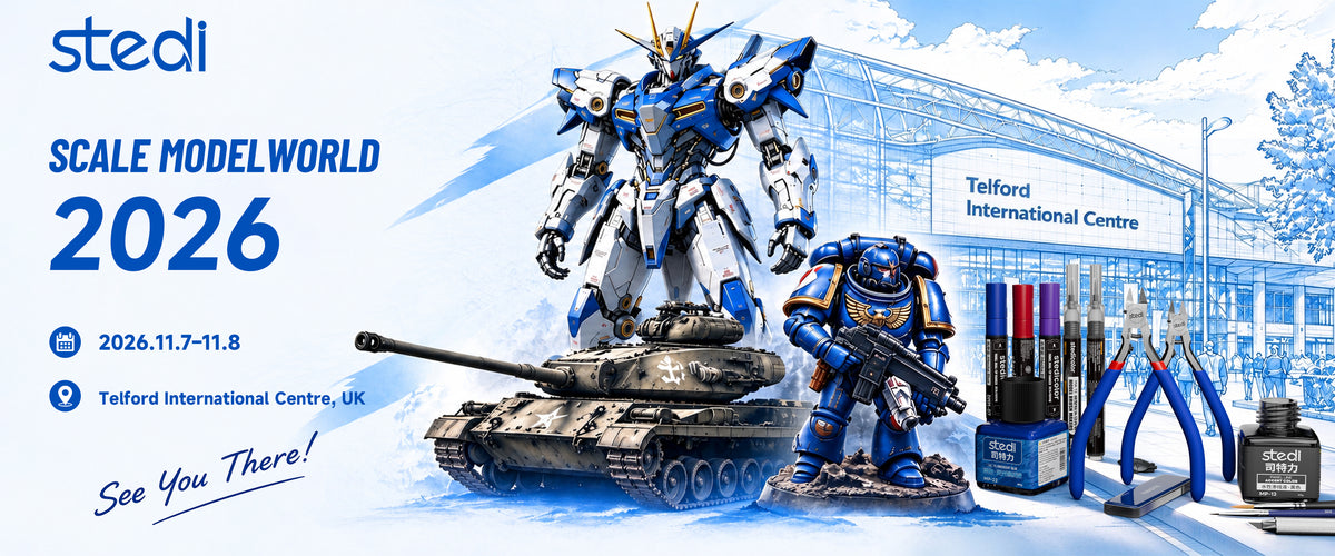 stedi scale modelworld show 2026 poster
