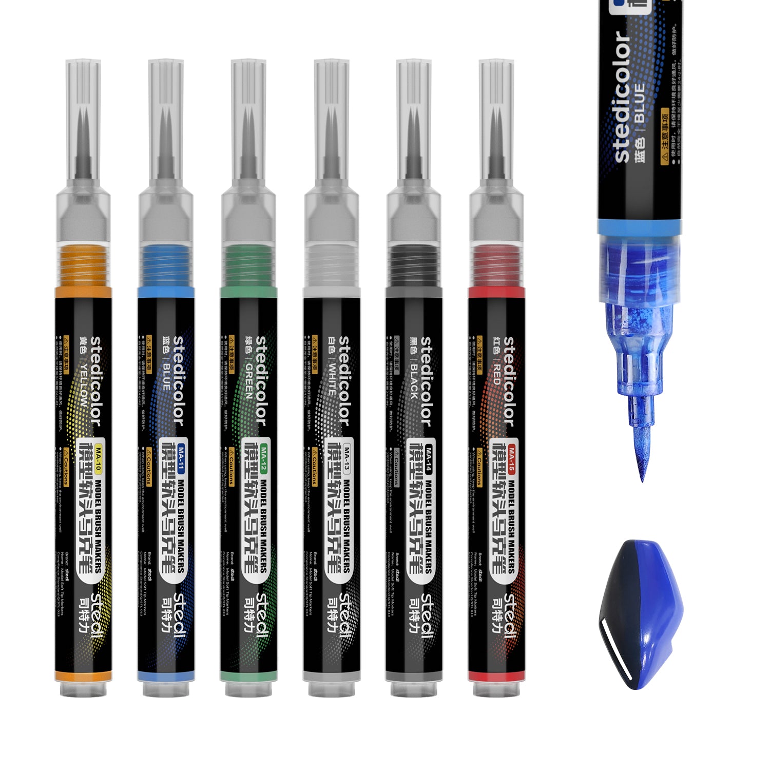stedi soft tip water-based acrylic markers for plastic model painting
