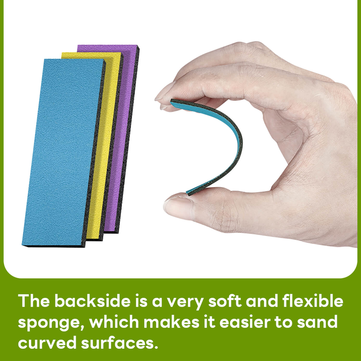 STEDI Sponge Sandpaper Set – Flexible Wet & Dry Sanding Pads for Plastic Models