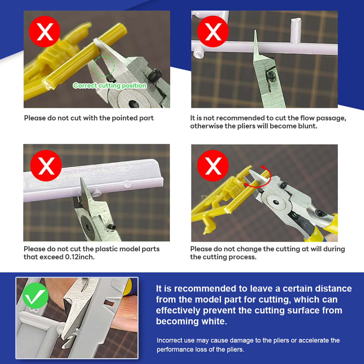 stedi Beginner's Single-Edge Pliers MS-104 for Plastic Models