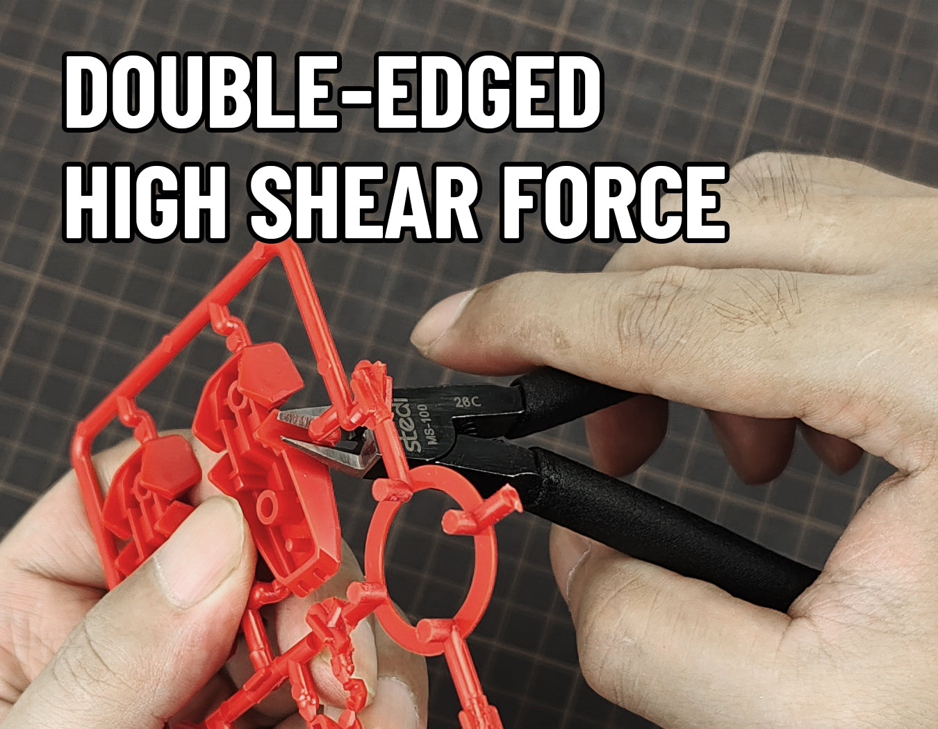 stedi double-edged model nipper cutting plastic model parts with high shear force