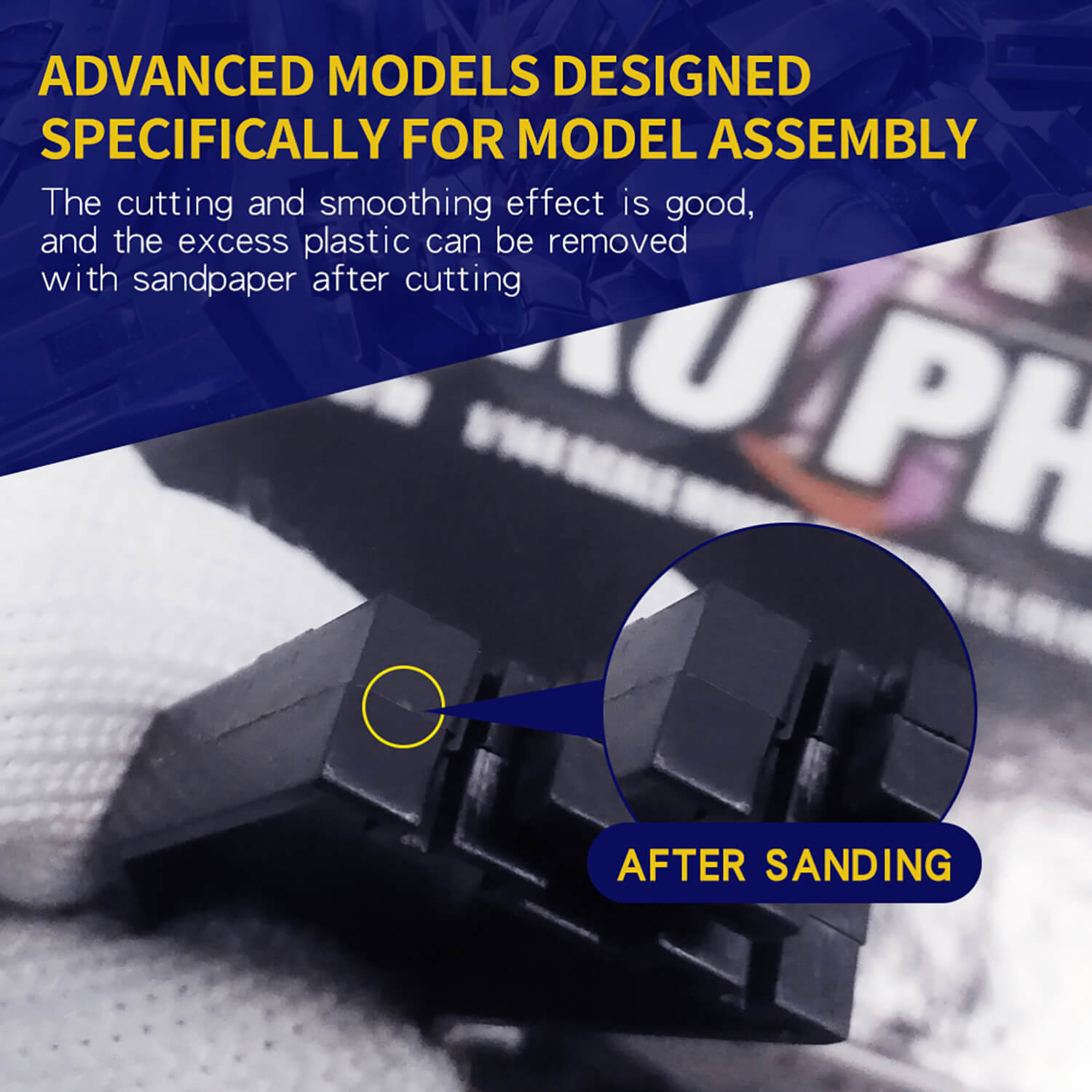 stedi MS-100 model nipper plastic parts cutting performance demo