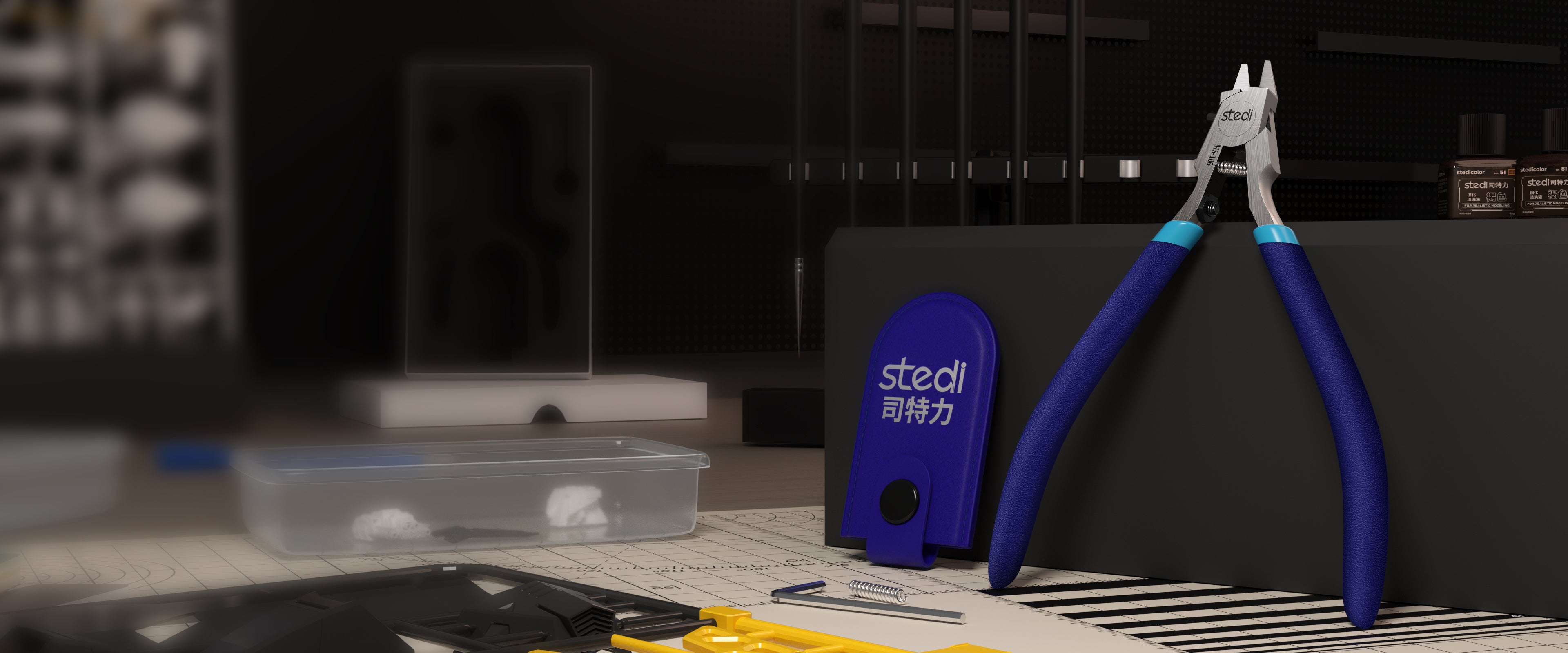 STEDI MS-106 single blade nipper precision cutting tool for model builders