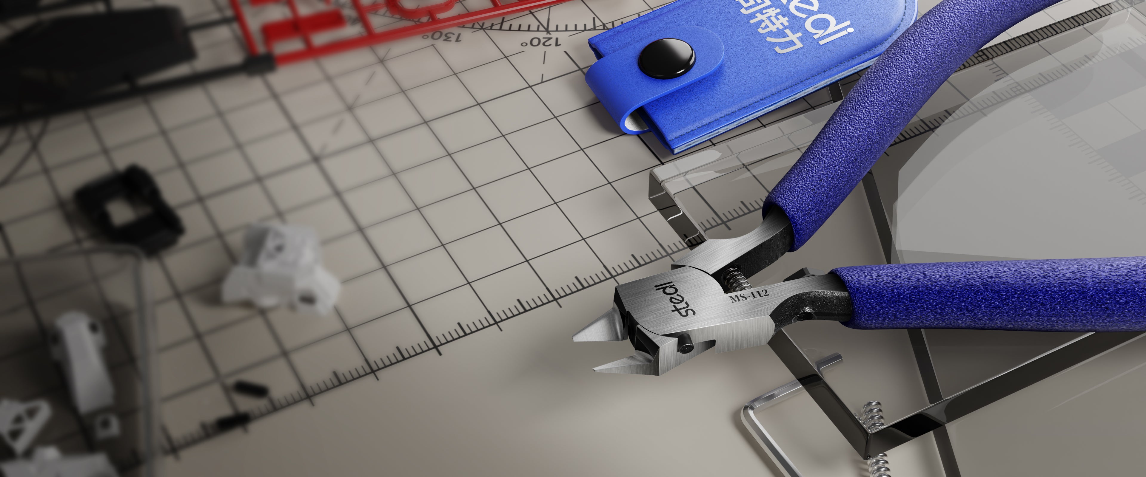 STEDI MS-112 double-edged model nipper cutting plastic model parts
