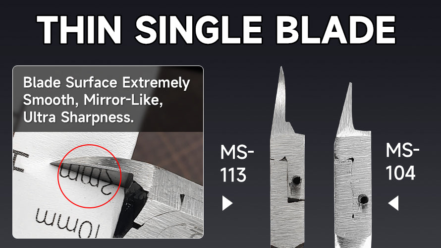 stedi MS-113 ultra-thin single blade with finely polished cutting surface