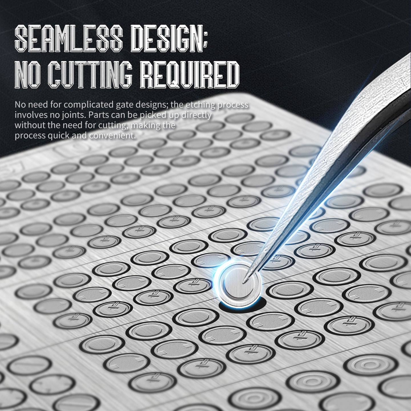 stedi Photo Etched Detail Parts Set for Gunpla & Scale Models – Precision Metal Accessories for Model Building