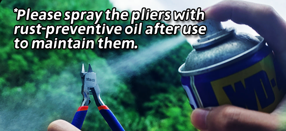 stedi tz-06 model nipper maintenance with rust-preventive oil after plastic model building